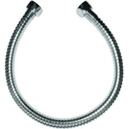 Aquapro FLESSIBILE 50 cm CROMO IN ACCIAIO PER CONNESSIONE COLONNA DOCCIA AGGRAFFATURA DOPPIA