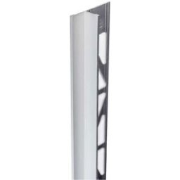 Perfecttrims PROFILO BORDO ALLUMINIO ARGENTO 270cm H 10mm ALLUMINIO