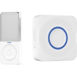 Tecnomat CAMPANELLO SENZA FILI A BATTERIA IP44 433 MHz CON PORTATA FINO A 300 m