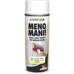 Motip FONDO SPRAY MENO-MANI BIANCO COPRIMACCHIA 400 ml 4 - 5 m² CON 1 l