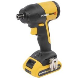 Powerplus TRAPANO AVVITATORE IMPULSI 20V OWXB30020 1/4" 160 Nm BATTERIA LITIO 2 Ah