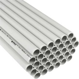 Tecnomat 34 TUBI RIGIDI IN PVC GRIGI Ø 20 mm LUNGHEZZA 2 m