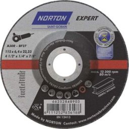 Symantec DISCO ABRASIVO EXPERT Ø115 mm SPESSORE 6,4 mm SBAVO METALLO