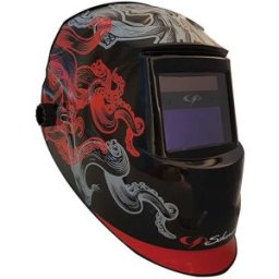 Schumacher MASCHERA CASCO PER SALDATORE LCD L1620 DISPLAY 92,5x42,5 mm CLASSE OTTICA 1/1/1/1