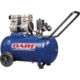 Dari COMPRESSORE SILENZIATO 50 l 1,3 hp PRESSIONE 8 bar ARIA ASPIRATA 150 l/min 59 dB