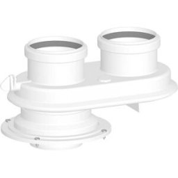 Stabile SDOPPIATORE FUMI Ø 80/80 mm PER CALDAIE A CONDENSAZIONE HERMANN SAUNIER DUVAL