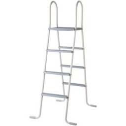 Gre' SCALA 2x3 GRADINI CON PIATTAFORMA H 134 cm PER PISCINE FUORI TERRA DA 120 E 132 cm