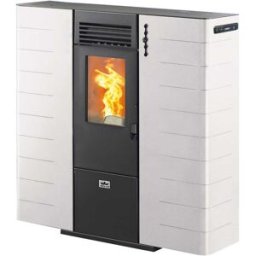 Adler STUFA A PELLET AD ARIA IRIS 10 CANALIZZATA 9,01 kW BIANCA