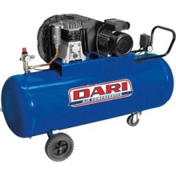 Dari COMPRESSORE A CINGHIA 100 l 2 hp DEC100 PRESSIONE 10 bar ARIA ASPIRATA 255 l/min