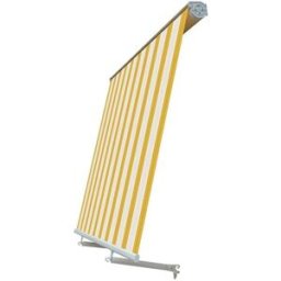 San Giorgio TENDA DA SOLE A CADUTA CASSONATA RIGATO GIALLO BIANCO 80x250 cm (LxH)