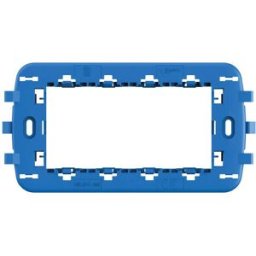 Tecnomat SUPPORTO 4BOX MULTISERIE 4 MODULI COMPATIBILE VIMAR PLANA ARKE' BTICINO LIVING LIGHT