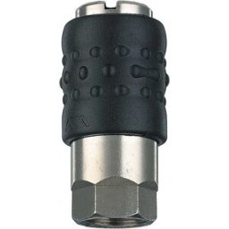 Ani 2 RACCORDI RAPIDI 3/8 F UNIVERSALI PER ARIA COMPRESSA FILETTATI A RUBINETTO