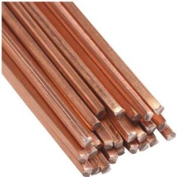 Rothenberger 25 BARRETTE ROLOT 607 RAME FOSFORO 6 % Ø 2,5x333 mm 710 °C BRONZO OTTONE