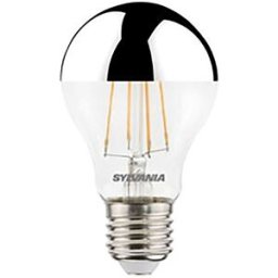 Feilo_sylvania LAMPADINA SYLVANIA LED FILAMENTO GOCCIA ARGENTO E27 4,5W=35W 400 lumen 2700K LUCE CALDA