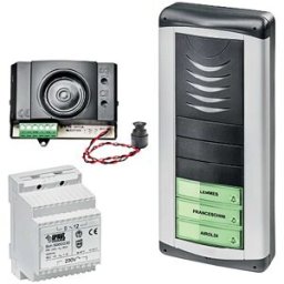 Urmet KIT AUDIO CON BASE IMPIANTO DA 3 A 6 UTENTI CON APPOGGIO A PARETE