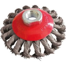 Tecnomat SPAZZOLA CIRCOLARE 100 mm FILO ACCIAIO PER SMERIGLIATRICE ATTACCO M14