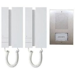 Comelit KIT CITOFONICO BIFAMILIARE AUDIO5 A 5 FILI ESPANDIBILE DA PARETE O INCASSO