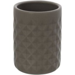 Tecnomat PORTA SPAZZOLINO SERIE TEXAS IN CERAMICA COLORE GRIGIO