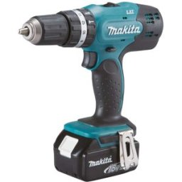 Makita TRAPANO BATTENTE 18 V DHP453RFE 2 BATTERIE LITIO 3,0 Ah PESO 1,9 kg