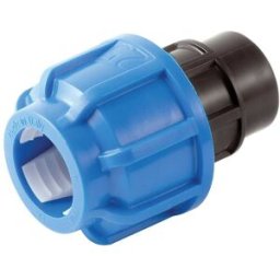 Tecnomat RACCORDO A COMPRESSIONE TUBO POLIETILENE TAPPO Ø 25 mm