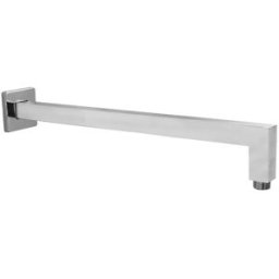 Tecom BRACCIO DOCCIA SQUARE PLUS IN OTTONE CROMATO ø 25 mm L 350 mm M 1/2