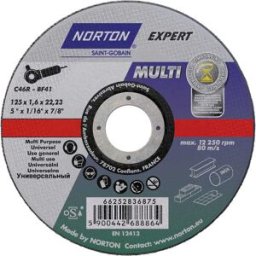 Symantec DISCO ABRASIVO EXPERT Ø125 mm SPESSORE 1,6 mm PIETRA, CERAMICA, PLASTICA, METALLO