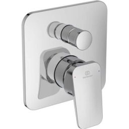 MISCELATORE DOCCIA INCASSO 2 VIE IDEAL STANDARD CERAPLAN CROMO CARTUCCIA CERAMICA Ø 47