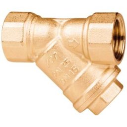 Farg FILTRO A Y 610 Ø 1'' PER ACQUA PN 25 MAGLIA FILTRANTE 500 MICRON IN OTTONE GIALLO