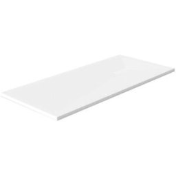 Tecnomat PIATTO DOCCIA SERIE FUSION MARMORESINA COLORE BIANCO 80x140 cm H 2,5 cm