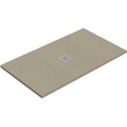 Tecnomat PIATTO DOCCIA TEVERE PIETRA MARMORESINA SABBIA 80x140 cm H 2,2 cm PILETTA Ø90 mm