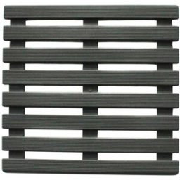Tecnomat PEDANA DOCCIA 58x58 cm IN POLIPROPILENE GRIGIO FUMO PER PIATTI 70x70 E 80x80 cm