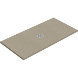 Tecnomat PIATTO DOCCIA TEVERE PIETRA MARMORESINA SABBIA 70x140 cm H 2,2 cm PILETTA Ø90 mm