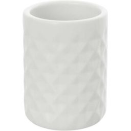 Tecnomat PORTA SPAZZOLINO SERIE TEXAS IN CERAMICA COLORE BIANCO