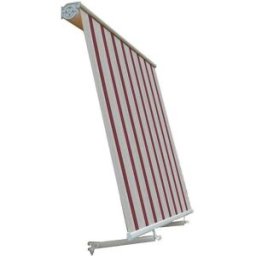 San Giorgio TENDA DA SOLE A CADUTA CASSONATA RIGATO BORDEAUX CREMA 80x250 cm (LxH)