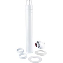 Tecnomat KIT FUMI COASSIALE H. SAUNIER DUVAL Ø 60 /100 mm L 800 ORIZZONTALE PER SCALDABAGNI OPALIA