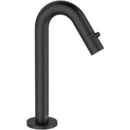 Essebagno RUBINETTO LAVABO INDUS NERO SOLO ACQUA FREDDA