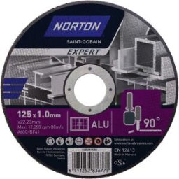 Symantec DISCO ABRASIVO EXPERT Ø125 mm SPESSORE 1,0 mm TAGLIO ALLUMINIO RAME OTTONE