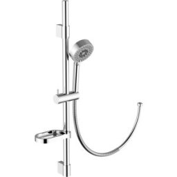 Teorema SALISCENDI DOCCIA ISCHIA 5 GETTI CROMO INTERASSE VARIABILE 40 -62 cm ASTA 70 cm