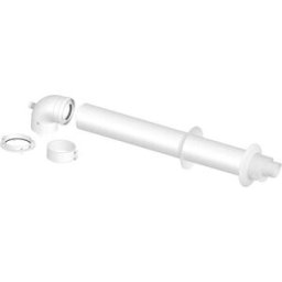 Stabile KIT SCARICO FUMI COASSIALE Ø 60/100 mm PER CALDAIE A CONDENSAZIONE UNIVERSALE