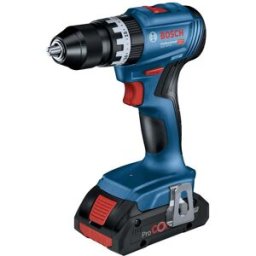 Bosch TRAPANO BATTENTE 18V GSB 18V-45 45 Nm BRUSHLESS 2 BATTERIE LITIO 2 Ah PESO 1 kg
