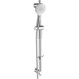 Aquapro SALISCENDI DOCCIA ACQUAPRO KRETA 3 GETTI CROMO INTERASSE VARIABILE 66 - 86 cm ASTA 90,5 cm