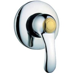 Aquapro MISCELATORE DOCCIA INCASSO ACQUAPRO CROMO - ORO CARTUCCIA Ø 40 mm