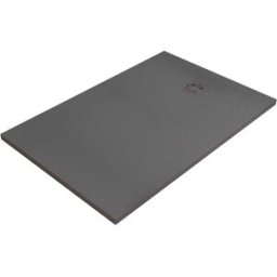 Tecnomat PIATTO DOCCIA SERIE ARDESIA MARMORESINA NERO 70x100 cm H 3 cm PILETTA Ø 90 mm