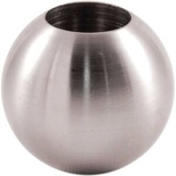 Pro_metal_design SFERE Ø 25 mm INOX AISI 316 CON FORO Ø 12,5 mm 5 PEZZI