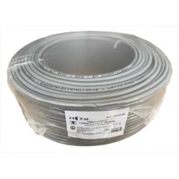 Tecnomat CAVO TELEFONICO 2 COPPIE TRR 2x2x0,6+T GRIGIO TERMORETRATTO MATASSA DA 100 m