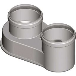 Hermann Saunier Duval SEPARATORE FUMI SDOPPIATO 80/80 mm SCALDAB. OPALIA 0020221354