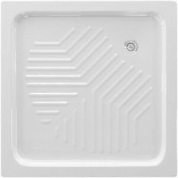 Tecnomat PIATTO DOCCIA IN CERAMICA BIANCO 70x70 cm H 10 cm PILETTA Ø 60 mm
