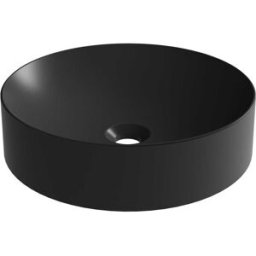 Tecnomat LAVABO APPOGGIO CALGARY IN MINERALMARMO NERO OPACO TONDO 40x11,7 cm (ØxH)