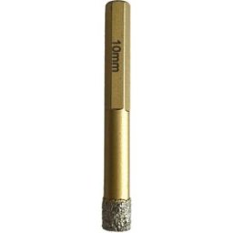 Symantec FRESA DIAMANTATA EXPERT Ø10 mm CERAMICA GRES GRANITO MARMO ATTACCO ESAGONALE A SECCO