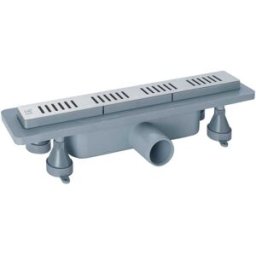 Tea CANALINA DOCCIA FILO PAVIMENTO BASICFLOW FENCE L 400 mm SCARICO Ø 50 mm